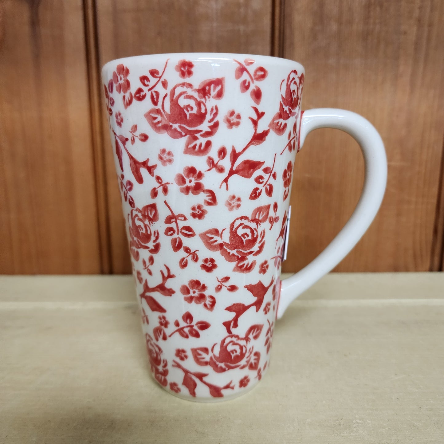 Mug ~ red Roses ~ 12 oz / 5.5" tall John gz32