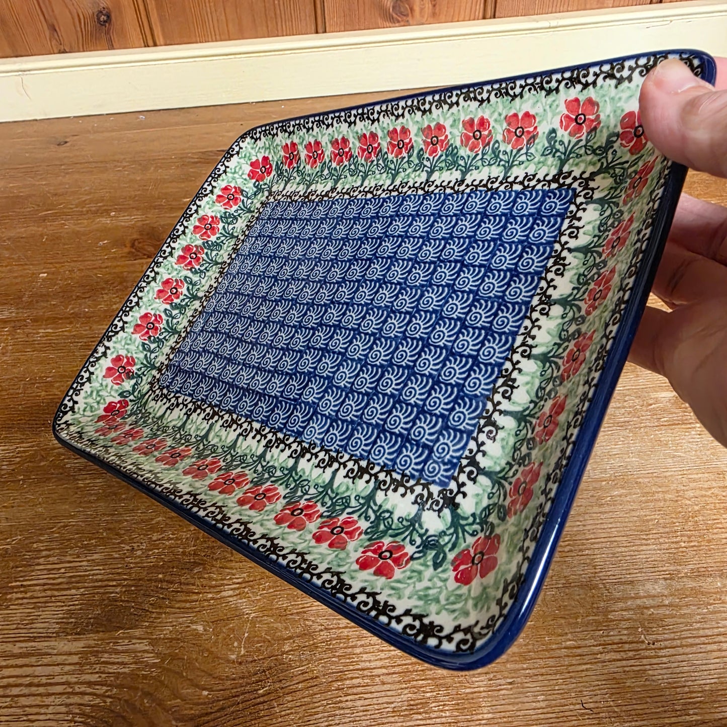 Platter Rectangular 9.5" x7"  111-1916 maraschino pf0526