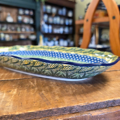 Tray   Scalloped Oval   6.25" x 12.5"   U2663 ~ U3