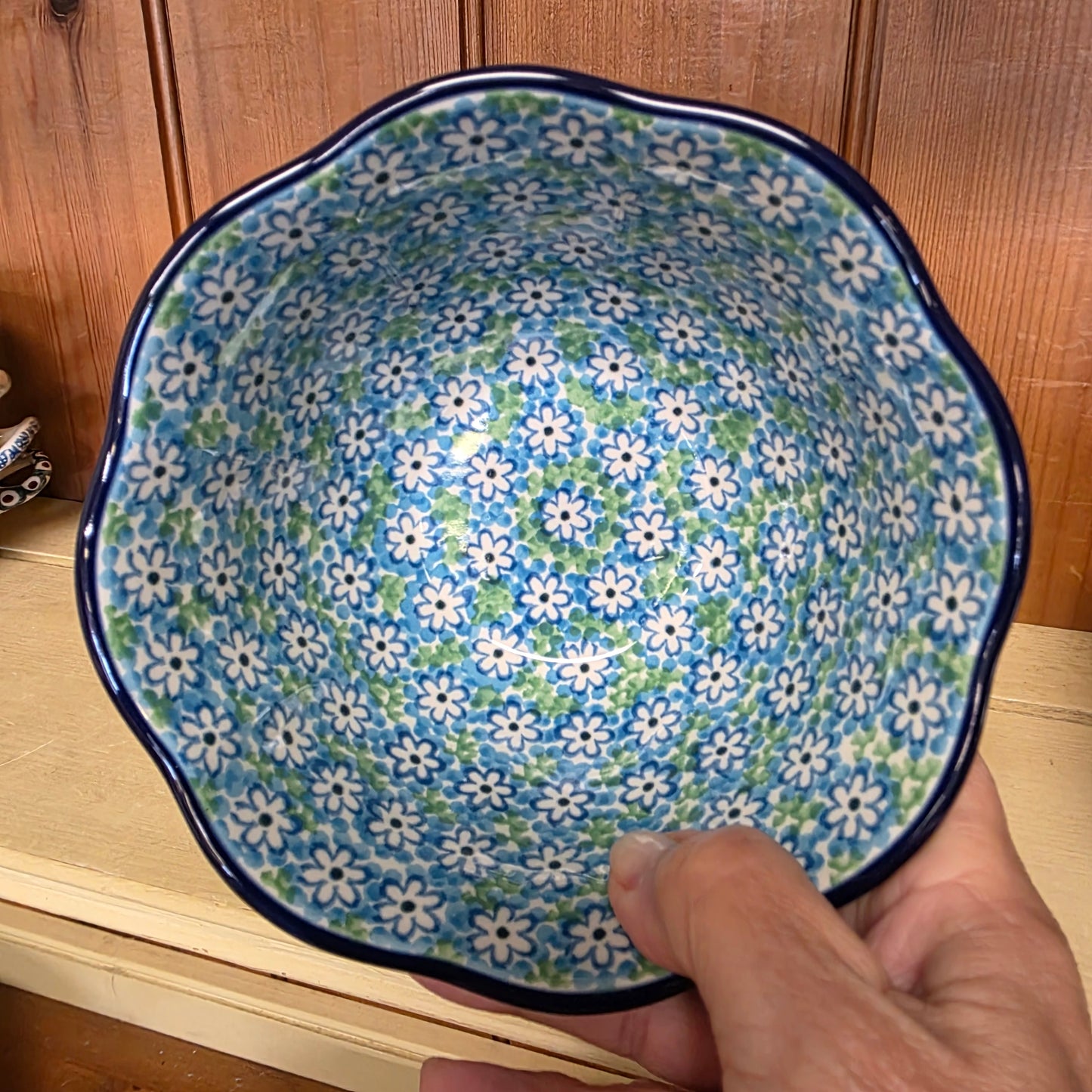 Bowl   Wavy Edge   5.75" A54-2252X  Key Lime pf0526
