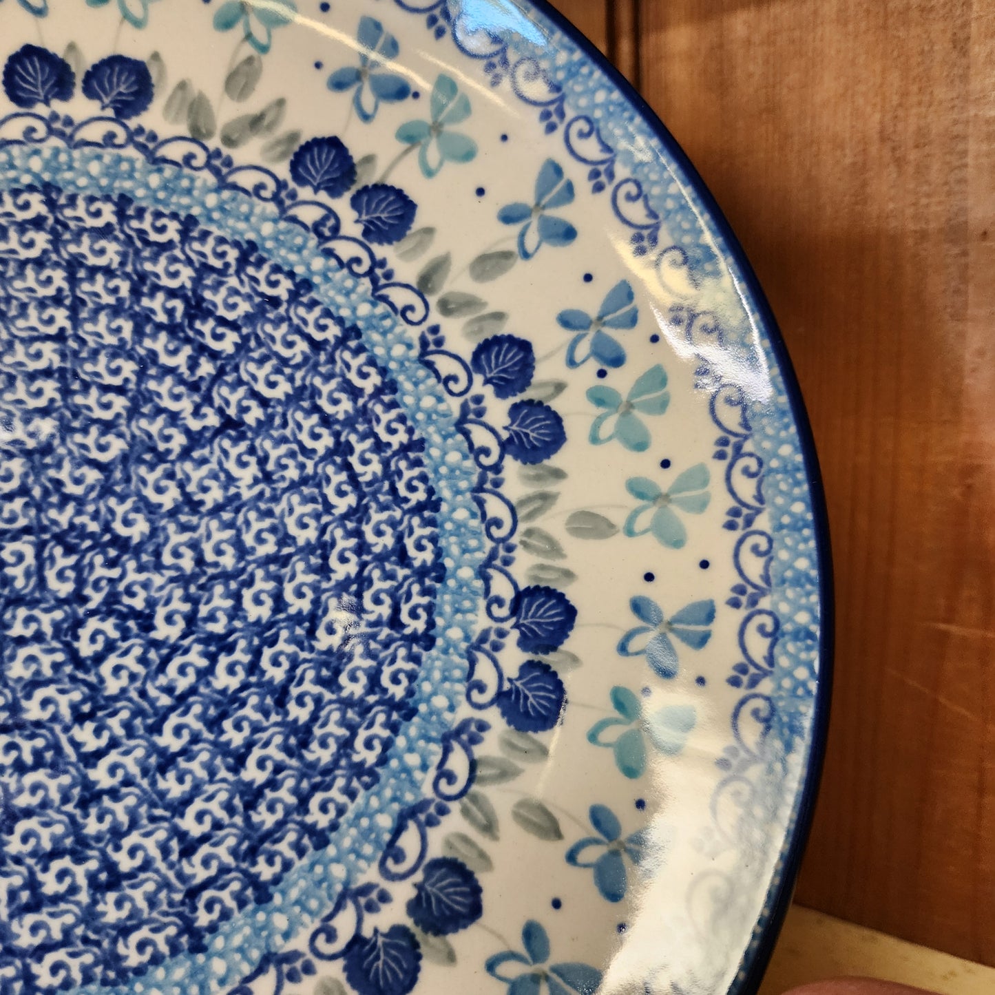 Plate   Dinner    10"   2751X ~ Blue Orchids