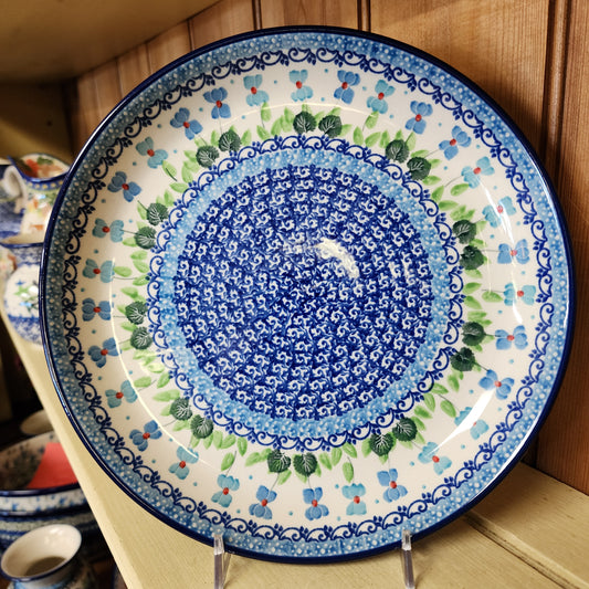 Plate   Rimmed   9"   2668X ~ Dutch Iris