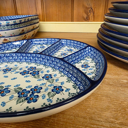 Dish   Divided   10"   2272X ~ Parisian Posies