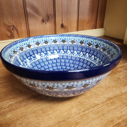 Bowl ~ Nesting ~ 9" W 056-2187X Blue Yonder  8 cups