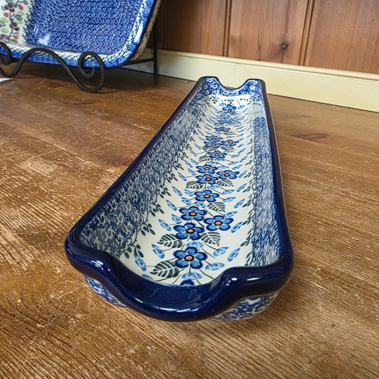 Cracker Tray Rolling Pin Stand ~ 13.5"L 2272X ~ Parisian Posies