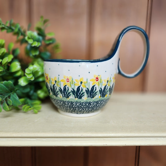 Bowl w/ Loop Handle   16 oz  845-2777Q  Daffodil pf0526