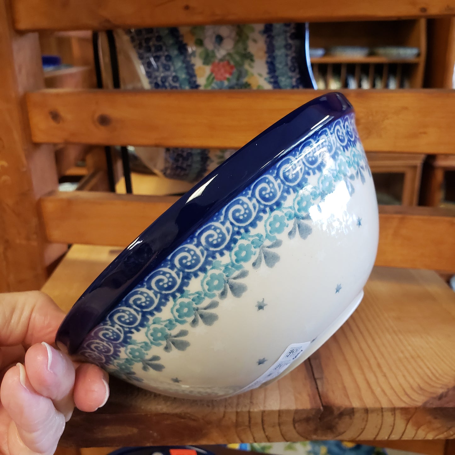 Bowl ~ Nesting ~ 6.5" W 058-2793X p ~ Frost & Flurry Snowman 3 cups