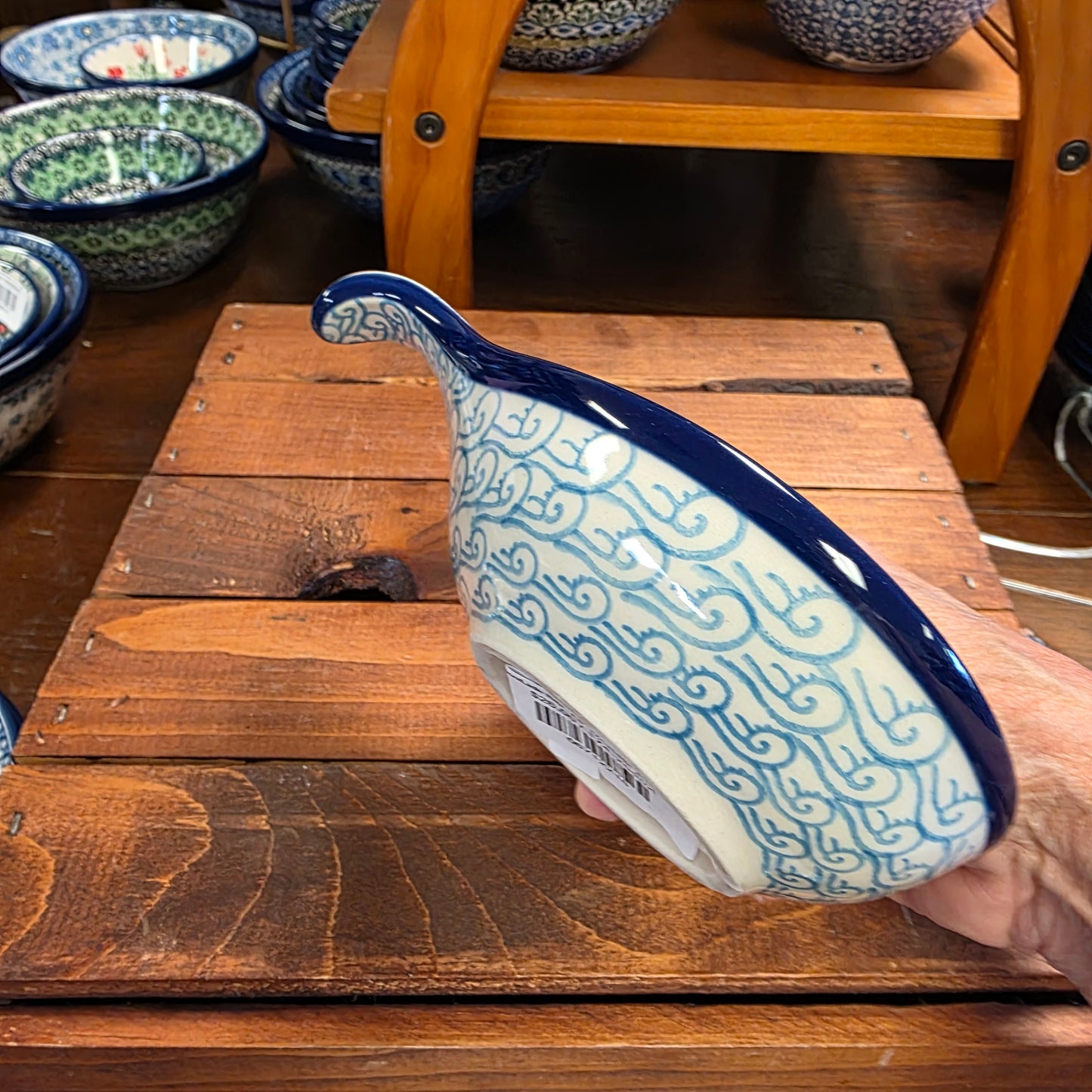 Spoon/Ladle Rest   4.5"  174-2540X  Rainbow Fish pf0526