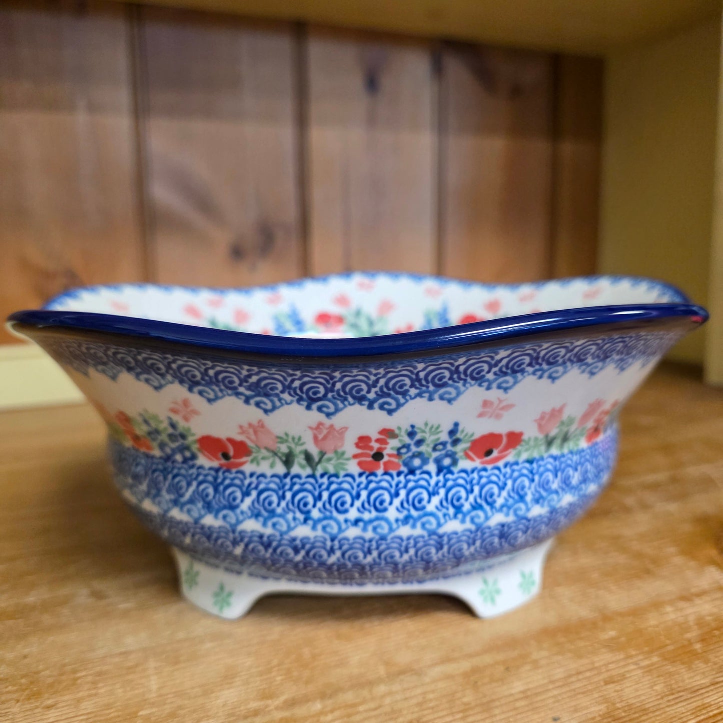 Bowl   Footed    3220X ~ Whimsical Garden