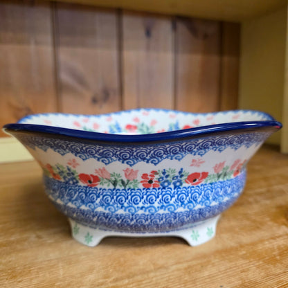 Bowl   Footed    3220X ~ Whimsical Garden