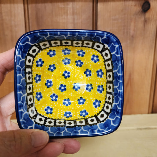 Bowl ~ Square ~ 3.5" 0859X ~ Sunburst