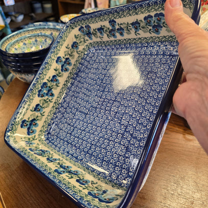 Baker   Square Deep Dish (10.5 in.)    2273X ~ Winter Viola