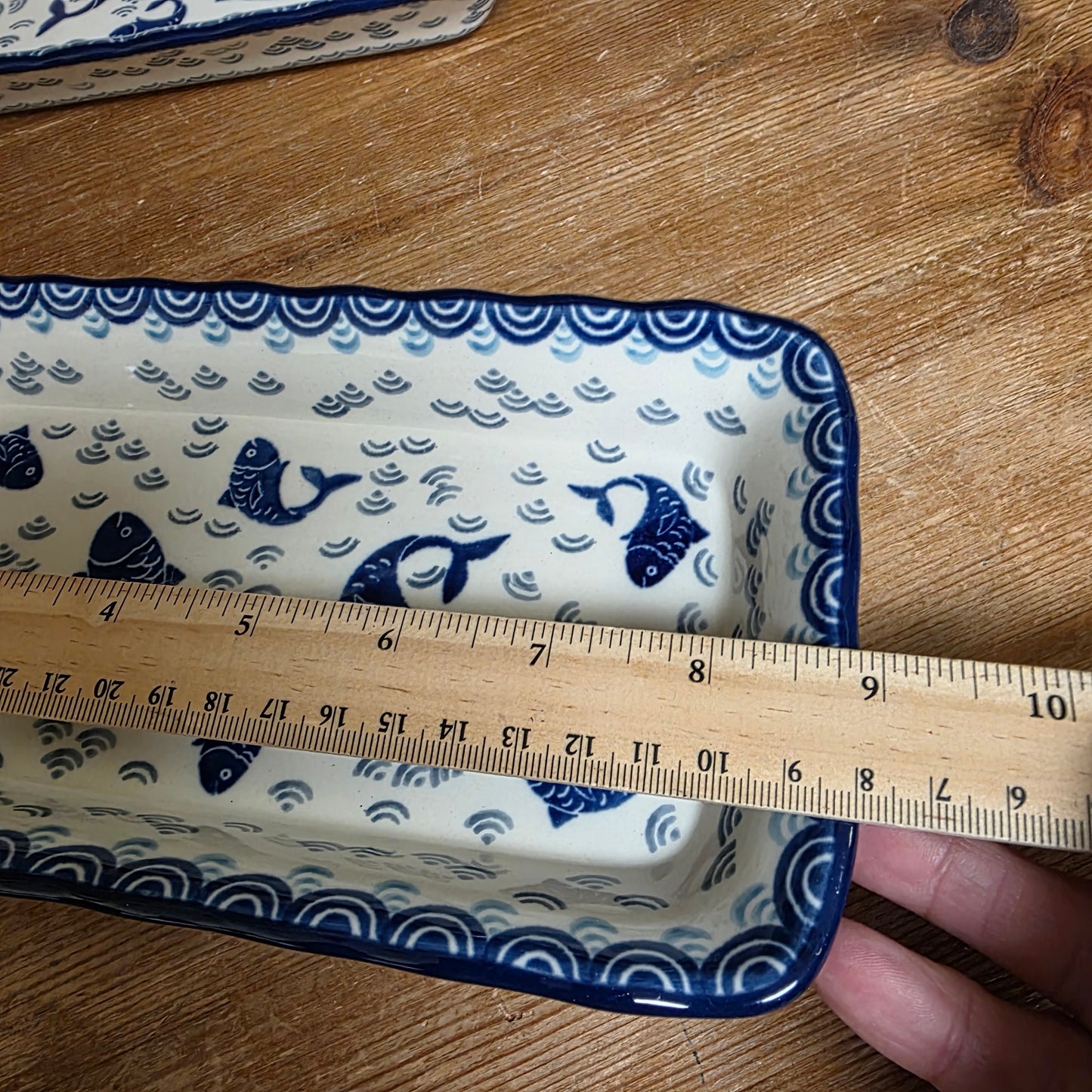 Shallow Tray ~ 9" x 4.5" 2372X ~ Deep Blue Sea