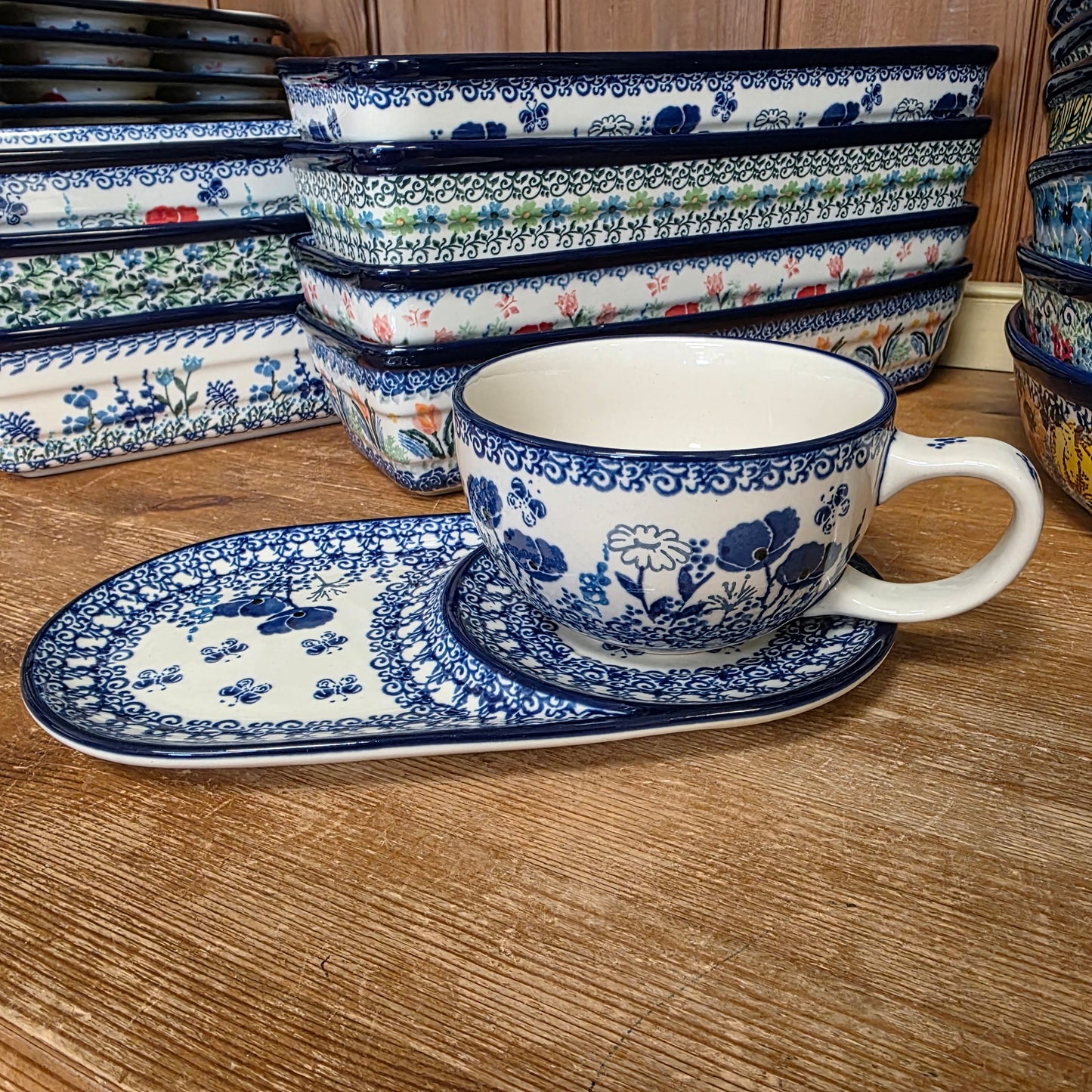 Set Sandwich Set w/Mug    H12-2902X  Evening Poppy pf0526