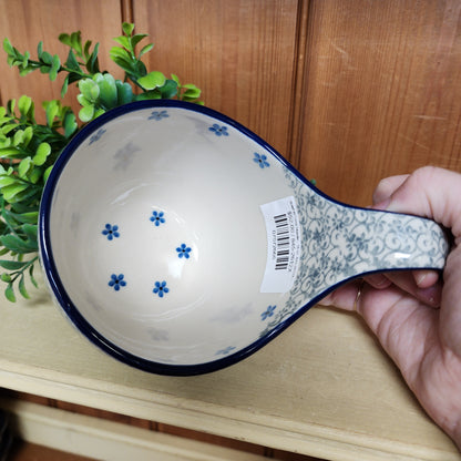 Bowl w/ Loop Handle   16 oz  845-2612X  Periwinkle pf0526