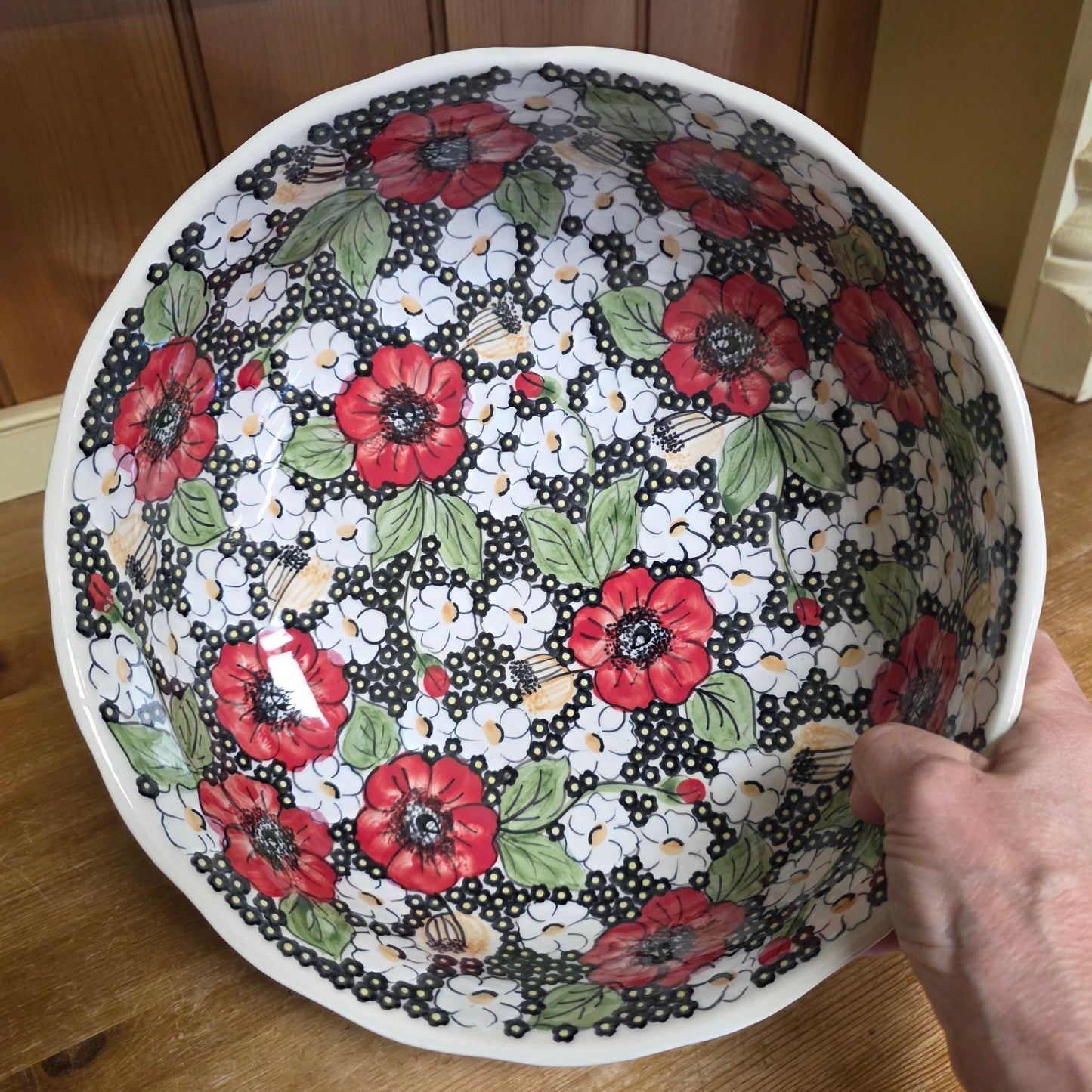 Bowl Black IMO4   ~ 11" Agata