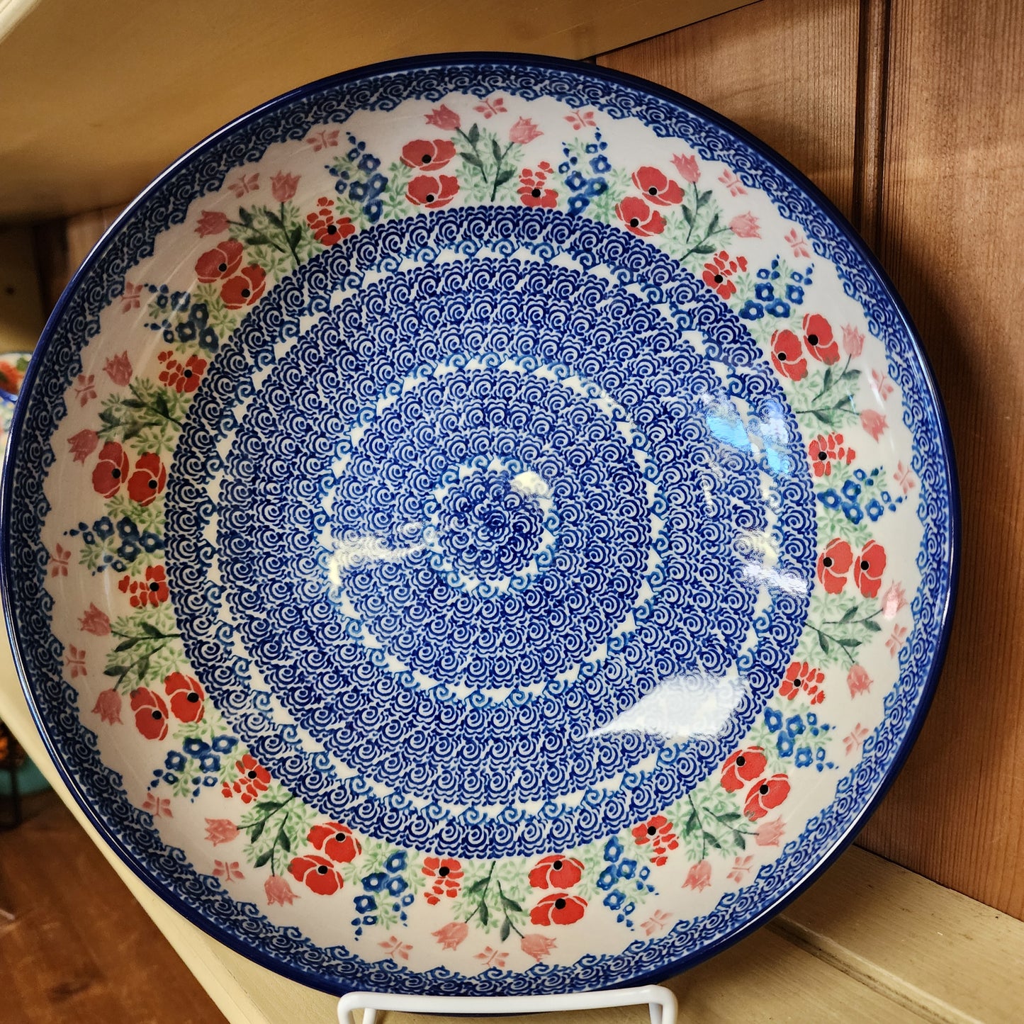 Bowl   Serving   Large    10.5" 3220X ~ Whimsical Garden