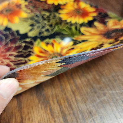 Silicone trivet Harvest Flower 10" Round #4937