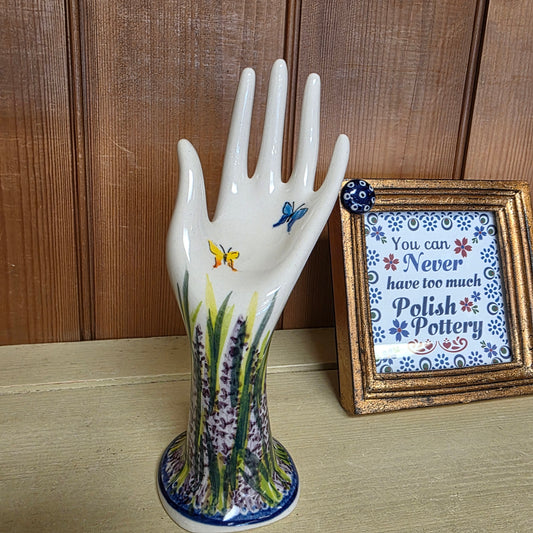 Hand / butterfly 7" / jewelry stand