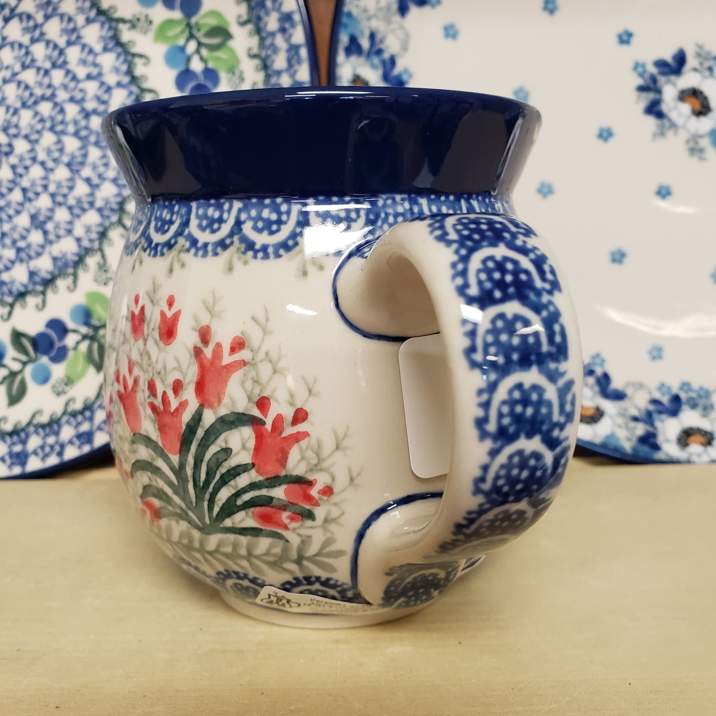 Mug ~ Bubble ~ 16 oz. 073-1437X Crimson Bells
