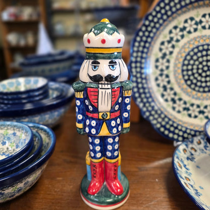 Nutcracker figurine 9" ~  Blue coat