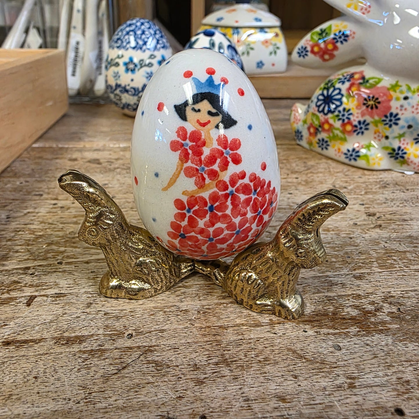 Stand for Egg / Brass Bunny