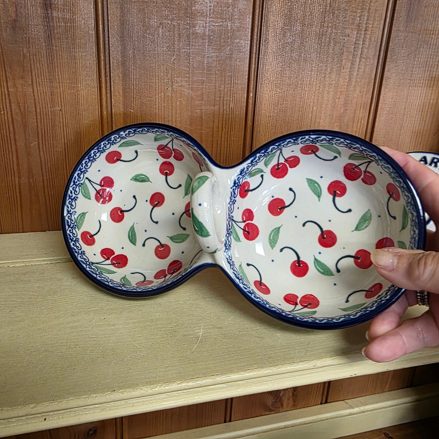 Bowls   Double Serving   9.75"L 942-2715X  Cherry Pie pf0526