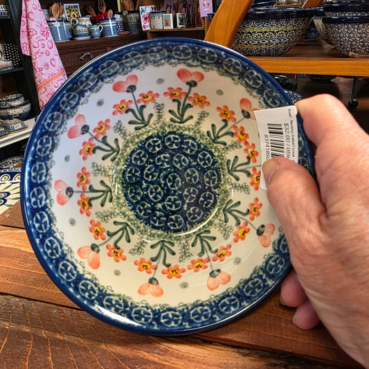 Bowl   Nesting Salad/Cereal   5.5" W 059-0560X  Peach Spring Daisy pf0526