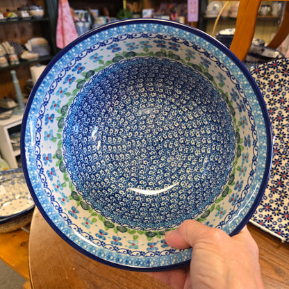 Bowl   Serving   8.5"W x 4.5"D 214-2668X  Dutch Iris pf0526