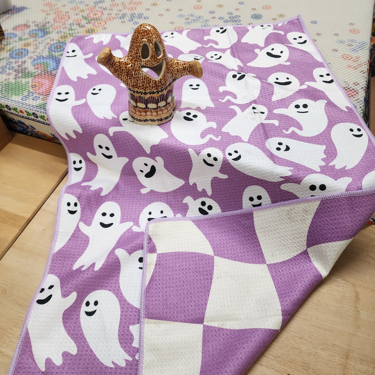 Towel /poly ~ purple ghost