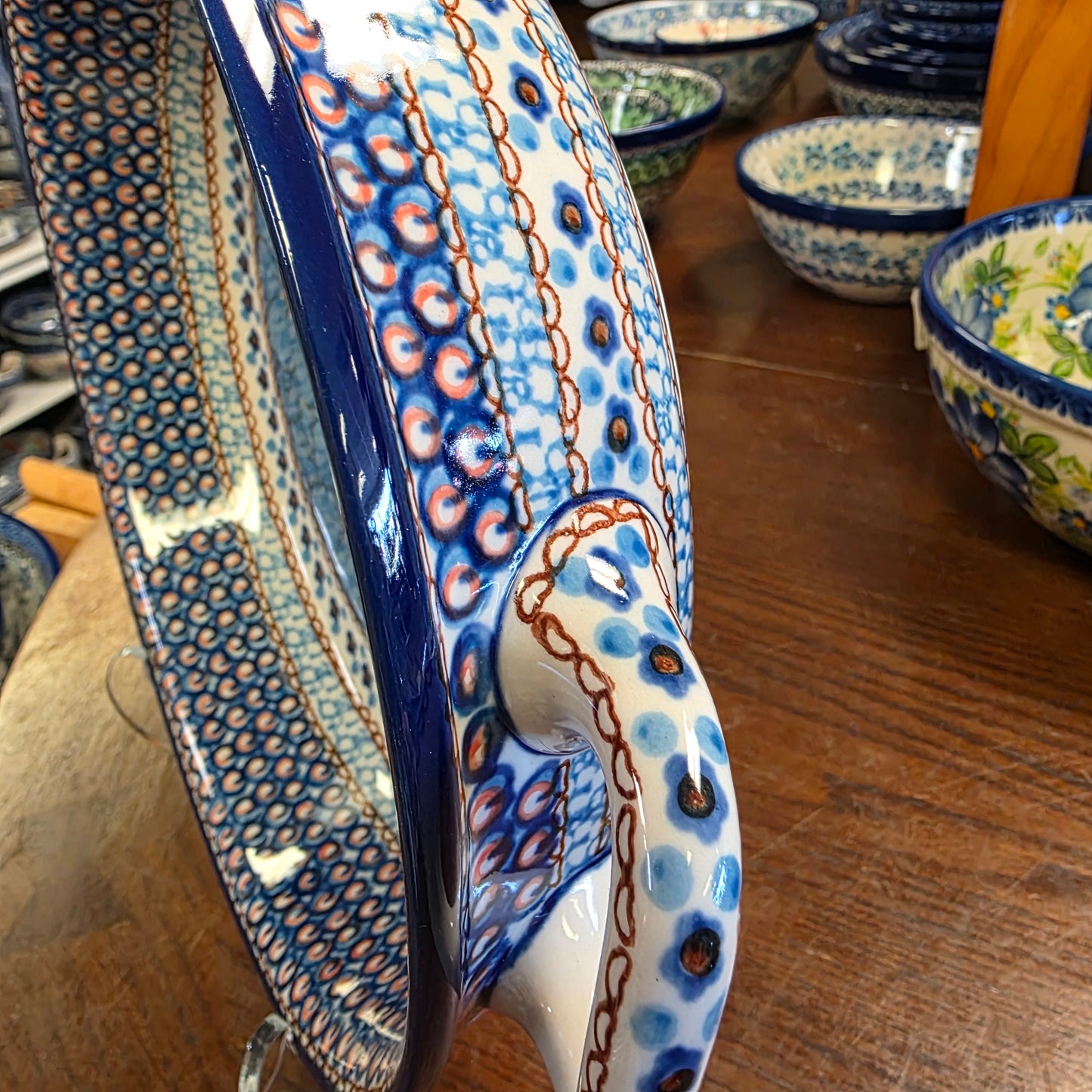 Baker   Round w/ Handles   10" 420-U408C  U4 pf0526 Blue Jacek Chyla