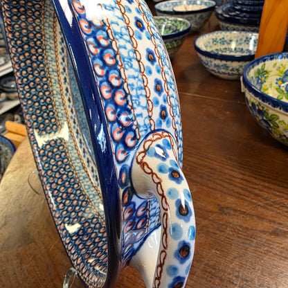 Baker   Round w/ Handles   10" 420-U408C  U4 pf0526 Blue Jacek Chyla