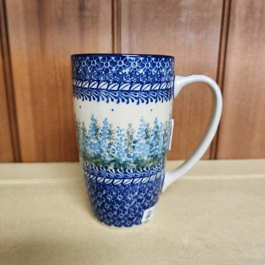 Mug 14oz Tall Latte    C52-3279X  Virginia Bluebells pf0526