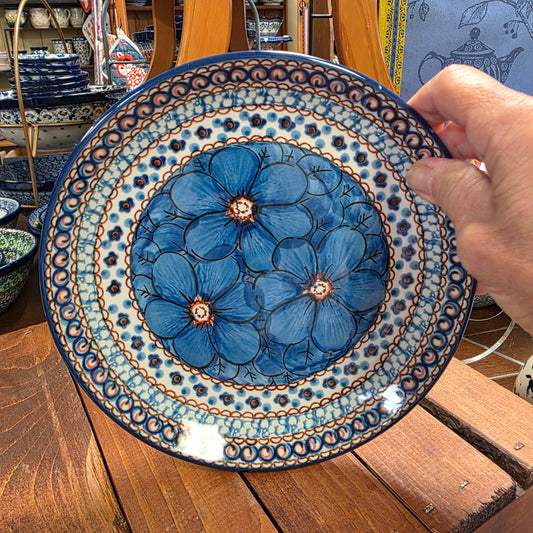 Plate   7.75"  086-U408C  U4 pf0526 Blue Jacek Chyla