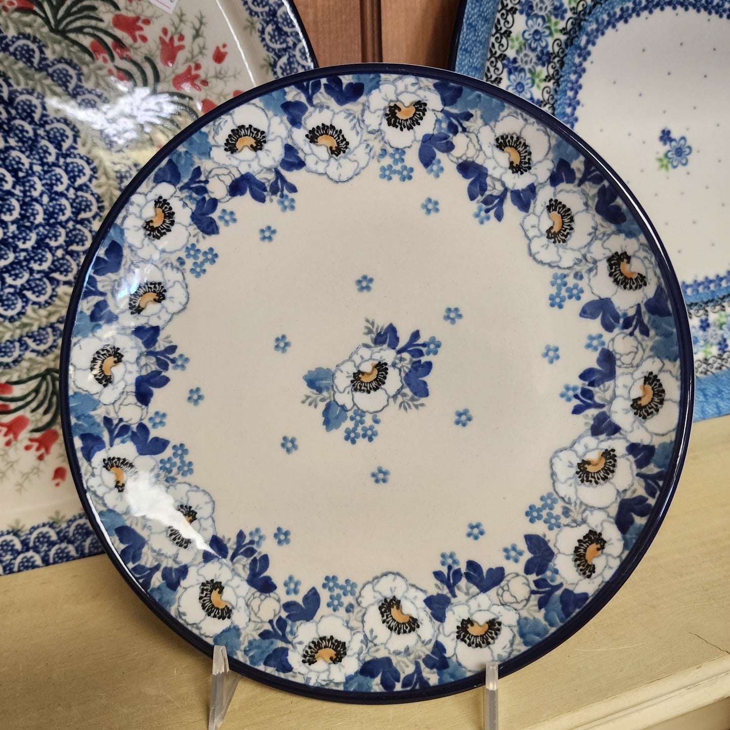 Plate ~ Dessert 7.75" 086-2222X Snow Poppy pf0425