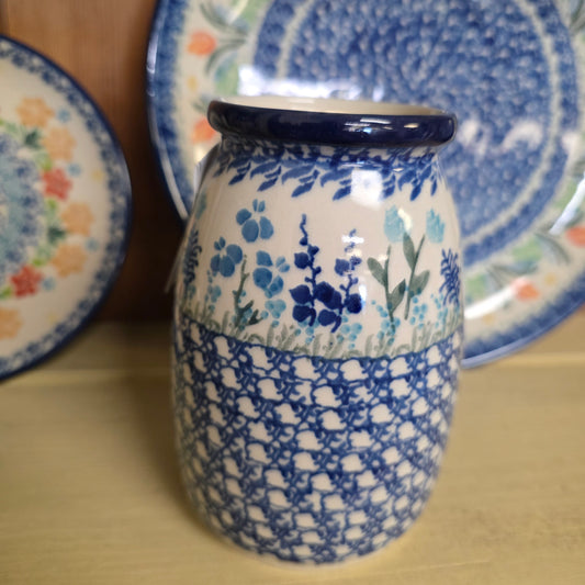 Vase   Milk Bottle Shape   5"H 196-2898x Little Gems