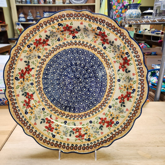 Platter Round 13" Posies DPLC