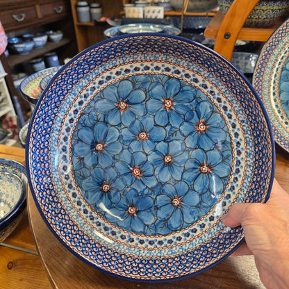 C36 ~ Bowl ~ Serving ~ Large ~ 10.5"    C36-U408C  U4 pf0526 Blue Jacek Chyla