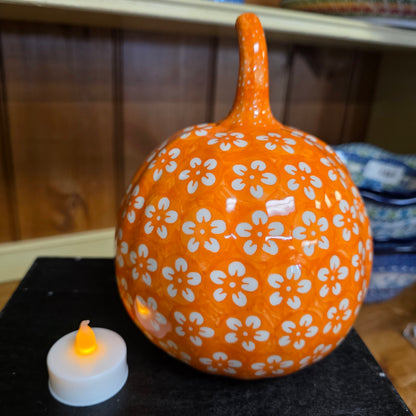 Jack o Lantern ~ Orange 7" Luminary