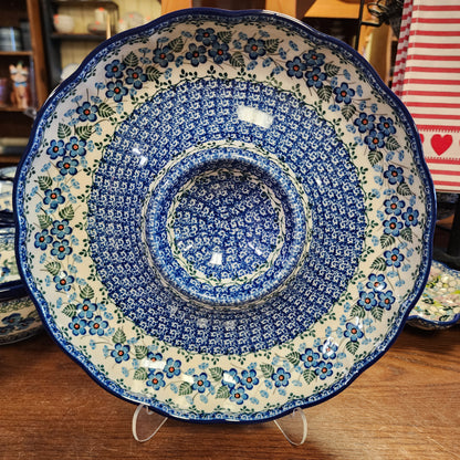 Bowl ~ Fluted Vegetable 2272X ~ Parisian Posies