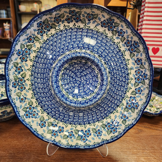 Bowl ~ Fluted Vegetable 2272X ~ Parisian Posies