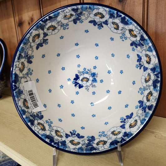 Bowl   Nesting   7.75" W   2222X ~ Snow Poppy