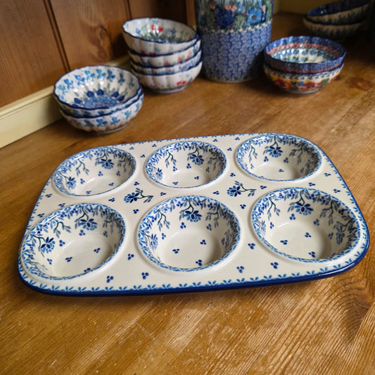 Muffin Pan   811-2524X  Clover Fields pf0526