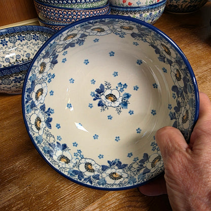 C38 ~ Bowl ~ Soup/Salad ~ 6.25"    C38-2222X  Snow Poppy pf0526