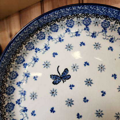 Plate   Rimmed   9"   2009X ~ Dragonfly