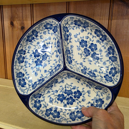 Divided Round   10"  484-3428X  Timeless Blue pf0526