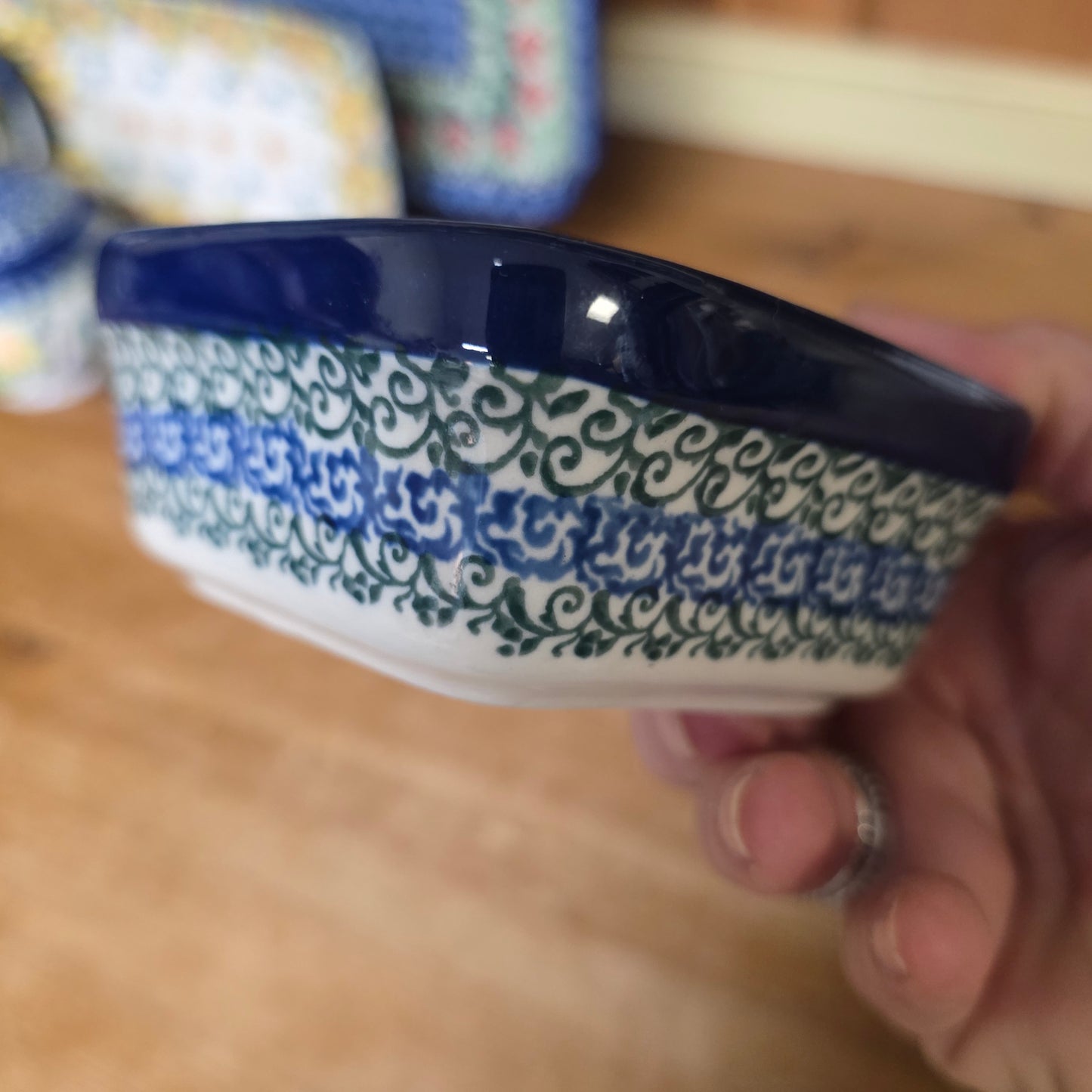 Bowl   Square Ramekin   3.75" 2273 Winter Viola