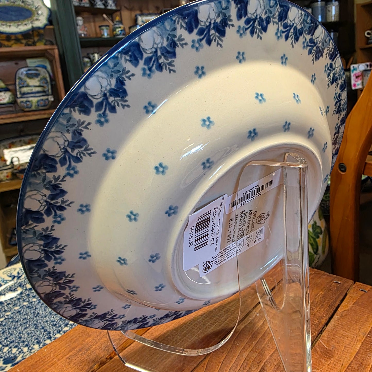 Bowl   Salad / Pasta   9" 014-2222X  Snow Poppy pf0526