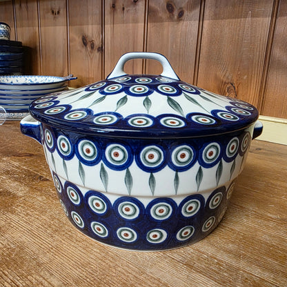 Covered Casserole (2 qt)   278-0054X  Peacock pf0526