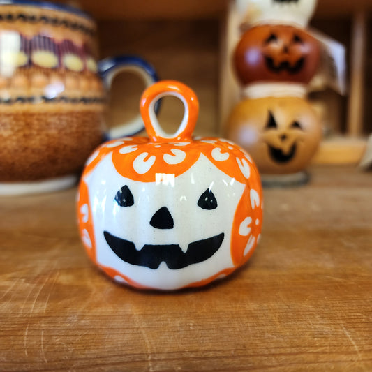 Ornament Pumpkin ~ J8OR Orange
